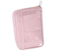 Riaisttd Multifunctional Girls Pencil Bag Case, 12-Compartment Pencil | Pouch, Convenient Large Storage Pen Pouch Holder, Portable Cosmetic Travel Bag for Makeup, Pens, and Accessories, Rosa,