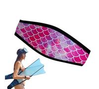 Riaisttd Neoprene Strap Cover, Snorkel Strap Protector 19 x 8.5 cm, Gear Swimming Accessories Goggle Rope for Outdoor Pool Sea Adventure, Blue, Rose Red, Rosa intenso., Siehe Beschreibung