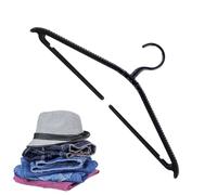 Riaisttd Perchas plegables de viaje, percha portátil para un embalaje eficiente, organizadores de armario y compañero de almacenamiento, colgador de almacenamiento que ahorra espacio, ropa y abrigo