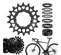 Riaisttd Plato de piñón libre de 16/18 dientes | Piñón trasero - Adecuado para niños, adolescentes, adultos, principiantes, bicicleta de montaña, ciclismo de carretera, al aire libre, ciudad y