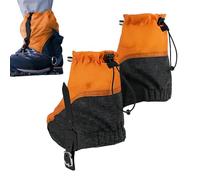 Riaisttd Polainas para zapatos - Polainas bajas impermeables y ligeras para senderismo, equipo ajustable de elástico para zapatos de caminar senderismo alpinismo aventuras escalada caza trabajos