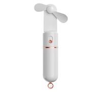 Riaisttd Portable Fan, Handheld Cooling Device, 3,7 x 3,7 x 19,2 cm, Compact Electric Personal Fan, Expandable Power Bank Function for Outdoor Travel, Hiking, Vacation, Trip, Daily Use Gear