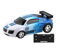 Riaisttd Puede un coche teledirigido, Puede un coche de carreras teledirigido | Coche para niños con carreteras,Juguete de coche de carreras de simulación de latas, coche pequeño y fantástico