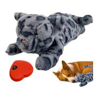 Riaisttd Puppy Sleeping Buddy,Juguete de Latido del corazón para Cachorros - Juguetes de Peluche para Cachorros Que calman los latidos del corazón - Juguete calmante para Entrenamiento de