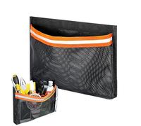 Riaisttd Reflective Boat Storage Net Organizer, Tear-Resistant Ventilated Pouch, Fishing Travel Beach,25x18cm, Rafting Touring Photography Tools Motorcycle Touring Convenience