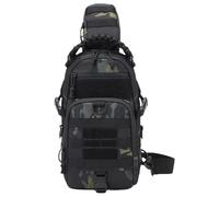 Riaisttd Sling Bag, Outdoor Camping Chest Pack, Waterproof Sports Army-Style Shoulder Bag, Ideal for Hiking, Climbing, Cycling, Fishing, Camping, Versatile Travel Accessory