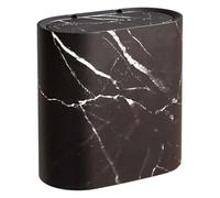 Riaisttd Small Trash Can with Lid, Bathroom Garbage Bin, Slim Covered Dustbin, Decorative Compact Waste Basket, 11.61x11.42x6.3 Inches, Ideal for Family, Friends and Colleagues