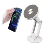 Riaisttd Soporte magnético para teléfono en el coche - Soporte giratorio 360 grados para teléfono móvil, puerta navegador vehicular | Para coche, SUV, camión, viajes desplazamientos