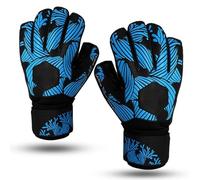 Riaisttd Sports Gloves, Youth Anti-Slip Receiver Gloves, Transpirable Receiving Gloves, Adjustable Protective Gear for Games and Costumes, Perfect for Football and Other Sports Activities