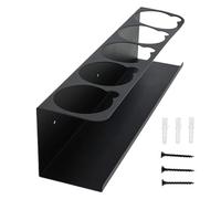 Riaisttd Spray Bottle Holder, Storage Rack, 41,9 cm, Wall Mount, Multi-Layer Slots, Carbon Steel Build, Adhesivo Garage Organizer, for Home Industrial Tools, Wrench Screwdriver Stand