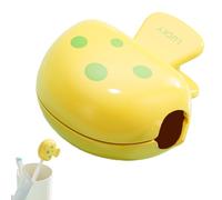 Riaisttd Toothbrush Head Covers, Mushroom Shape Brush Protector, 1.85x1.65x1.1in, Portable Clamp Cap For Home, Travel, Dorm Bathroom, Decorative Gadget In Red Yellow White