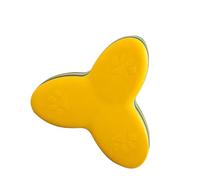 Riaisttd Treat Puzzle Toys, Interactive Cat Game, Yellow, Greem, Dog Training Feeder, Rotating Dispenser Bowl, Three Layer Food Maze, for Chewing Enrichment Toy, Crate Activity Accessory