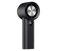Riaisttd Ventilador de mano portátil, enfriador personal recargable por USB, 2.44 x 6.26 x 2.17 pulgadas, 199 modos de velocidad del viento, dispositivo compacto para clima cálido, para viajes