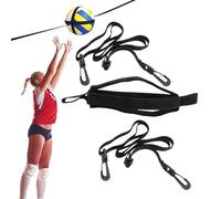 Riaisttd Volleyball Hitting Trainer, Solo Adjustable Practice Aid 82.68-137.8 inches, Volleyball Training Equipment, Serve and Set Trainer for Beginners Experts, Ideal Skill Improvement