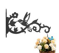 Riaisttd Wall Plant Hanger, Heavy Duty Hook, Hummingbird Shape, 5.2x7.8 Inches, Rustic Decorative Holder, Stand Indoor & Outdoor Décor, Ideal for Living Room, Bathroom, Bedroom