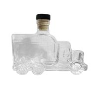Riaisttd Wine Decanter, Truck-Shaped Liquor Pourer, Whiskey Dispenser Ornament, 24 x 15 x 13 cm, botella decorativa con Stopper, 375 ml Novelty Design, for Bar, Kitchen, Wedding, Brunch, Birthday