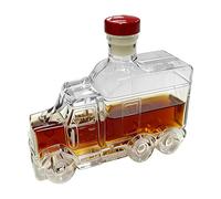 Riaisttd Wine Decanter, Truck-Shaped Liquor Pourer, Whiskey Dispenser Ornament, 24x15x13cm, Decorative Bottle with Stopper, 375ml Novelty Design, for Bar, Kitchen, Wedding, Brunch, Birthday