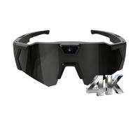 rialgirw Gafas de sol Pov de béisbol 4K con cámara, actualización 2026 4K HD Pov Deportes de grabación inteligente con audio para béisbol y acción al aire libre (Tri-B)