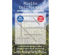 Rialto California Word Search Puzzle Book: Think you know Rialto, California? Puzzles for Adults, Seniors, Teens and Kids. Perfect for Grandparents, ... Christmas Gifts and Stocking Stuffers.