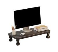 Rialzo Monitor da Scrivania con Spazio di Archiviaze Supporto Rialzato per Cuter Montaggio Facile per Ufficio e Casa Nero 19.6in/50cm omico e Salvaspazio