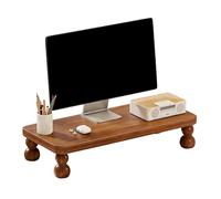 Rialzo Monitor da Scrivania Supporto omico per Cuter con Spazio di Archiviaze Facile da Montare per Ufficio e Casa Brown 60 cm