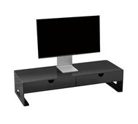 Rialzo Monitor in Acciaio al Carbonio con Cassetto Nascoste Supporto PC omico per Scrivania nizer Ufficio Altezza Reabile (40 cm)