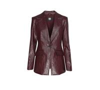 RIANI Blazer con aspecto de cuero rojo oscuro | 46