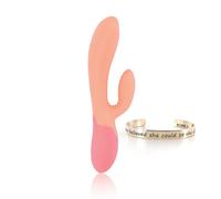 Rianne S RS - Essentials - Vibrador de conejo Xena con función de calentamiento - Melocotón