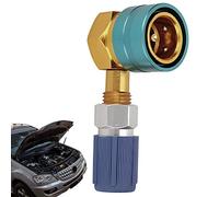 Rianpesn Adaptador r1234yf a r134a - conversión Conector acopladores rápidos | Conector latón Evacuación y Recarga Aire Acondicionado Refrigerante AC Accesorios