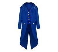 Rianpesn Chaqueta Victoriana Steampunk para Hombre | Steampunk Tailcoat Coat Halloween para Hombres,Abrigo Steampunk Ligero para Fotos Halloween, Vampiros, niños 6 a 14 años