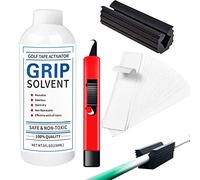 Rianpesn Kit de Agarre de Golf, Kit de empuñadura de Golf para reagar Palos de Golf, para a agarrar Palos de Golf, incluida la Hoja de Gancho, 15 Tiras de Cinta de Agarre, Abrazadera
