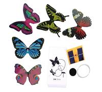 Rianpesn Mariposa voladora con energía Solar | estaca jardín Solar | Ciencia y educación Inteligentes del Control del Sensor la la simulación para la decoración