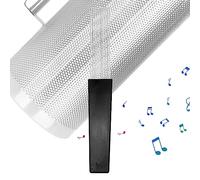 Rianpesn Metal Guiro - Cepillo para Instrumentos Latinos Raspador Estilo Peine,Antideslizante a Prueba Herrumbre Guiro Scraper Latin Instrument Brush para el Rendimiento la Banda