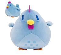 Rianpesn Valley Blue Chicken Pillow Plush, Chicken Plush, Chubby Soft Plushes Doll, Easter Cute Stuffed Animal Figure Pillows, Decoration, Boy Girl