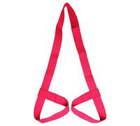 Riarbronee Correa de transporte para esterilla de yoga, trabillas ajustables para todos los tamaños de alfombrilla (alfombrilla no incluida), rosso, (L x W): about Approx 1.65m X 0.038m