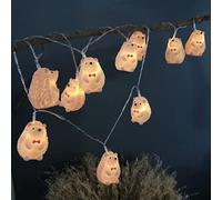 Riaxuebiy 5.4 Pies 10 LED Linda Animal Forma Erizo Luces de Cadena Cuarto de Los Niños Luz de Noche Decorativa para Halloween Navidad Acción Gracias Pascua Dormitorio Decoración (Erizo)
