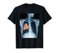 Rib Cage X-Ray Pizza Slice Funny Food Humor Anatomía Camiseta