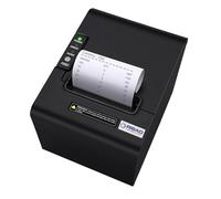 RIBAO - Impresora térmica POS de 80 mm, impresora de recibos para conectar cajas registradoras, cajón de efectivo, BC-55 BC-40 BCS-160, contador de dinero mixto RS232, interfaz de caja de efectivo