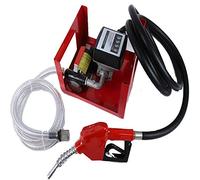 RibasuBB 50 l/min Bomba Trasvase Gasoil 200W Bomba Diesel Autocebante, 2800 RPM Bombas de Combustible para Coche, Bomba de Gasoil con Manguera