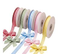 Ribbon for Flower Bouquet - Wrapping Ribbon |5 Rolls 10 Yard Craft Supplies
