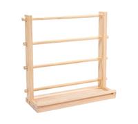 Ribbon Storage Organizer, Thread Spool Rack, Wooden Craft Holder