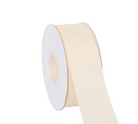 Ribbonitlux - Cinta de grogrén de 38 mm de ancho, 22 metros, juego para envolver regalos, decoración de fiestas, aplicaciones de costura, boda y manualidades (810-Ivory)