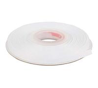 Ribbonitlux - Cinta de grogrén de 6 mm de ancho, 22 metros, juego para envolver regalos, decoración de fiestas, aplicaciones de costura, boda y manualidades (029-Blanco)
