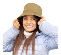 Ribcap Casco Protector de Grado médico Billie | Crema | Casco Blando para la Epilepsia | Casco Protector para Las convulsiones | Casco para caídas | Sombrero de Pescador a la Moda | Medio