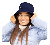 Ribcap Casco Protector de Grado médico Billie | Marino | Casco Blando para la Epilepsia | Casco Protector para Las convulsiones | Casco para caídas | Sombrero de Pescador a la Moda |Medio