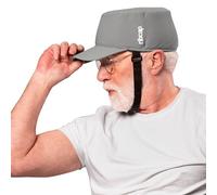 Ribcap Casco Protector de Grado médico Bowie | Gris | Casco Blando para la Epilepsia | Casco Protector para Las convulsiones | Moderno y sin estigma | Tejido elástico | Pequeño