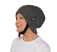 Ribcap Casco Protector de Grado médico Lenny | Gris | Casco Blando para la Epilepsia | Casco Protector para Las convulsiones | Moderno y sin estigma | Extra Grande