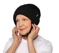 Ribcap Lenny - Casco Protector de Grado médico, Color Antracita, Casco Suave para Epilepsia, Casco Protector para convulsiones, a la Moda y sin estigma, XL