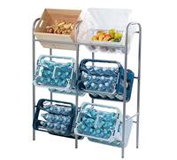 Ribelli Estantería para 6 Cajas de Bebidas Estante de Almacenamiento Soporte para 6 Cajas