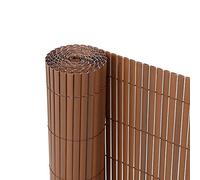 Ribelli® Estera Protectora de PVC para Valla, protección Visual y contra el Viento (140 x 300 cm), Color marrón